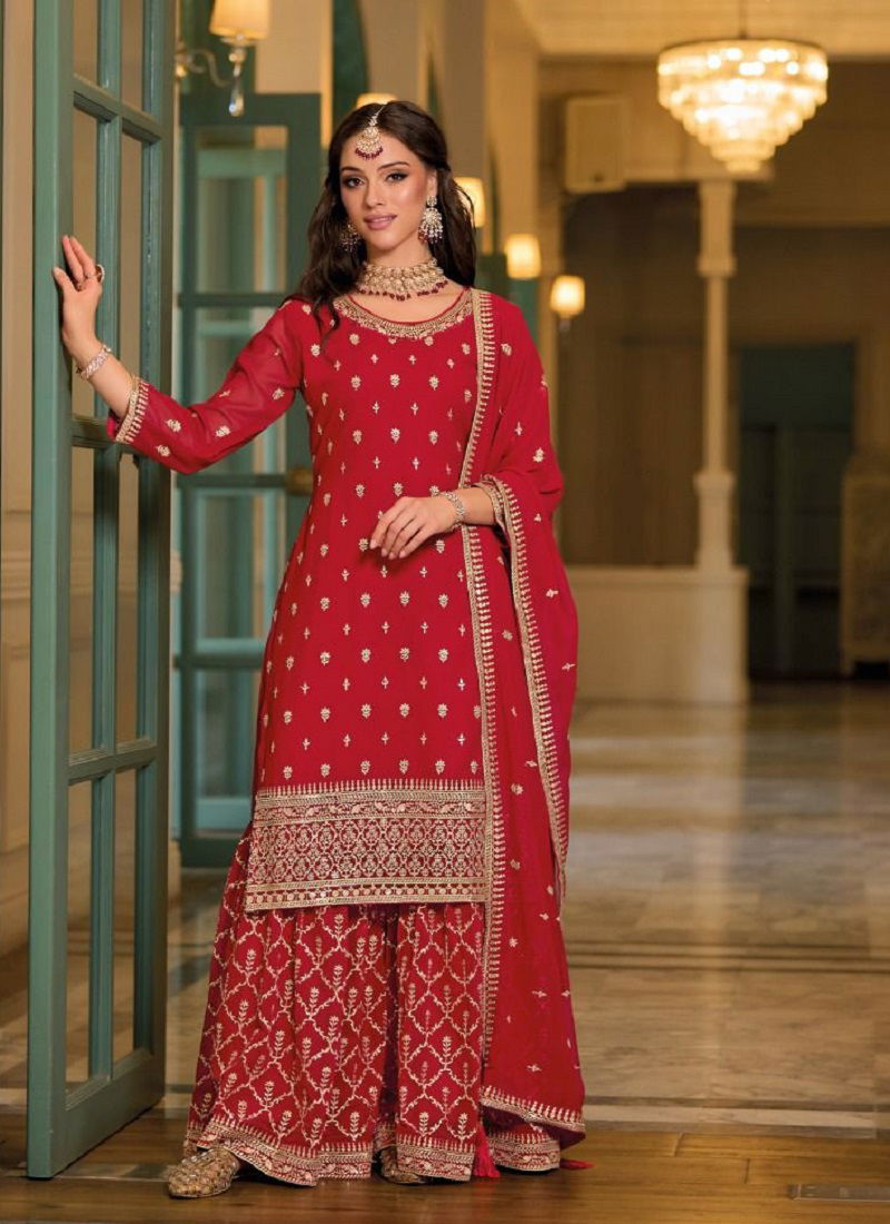 Eba Avantika Wedding Wear Sharara Readymade Suits Catalog
